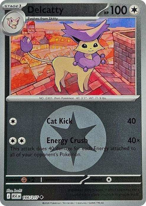 0166 Delcatty (Energy Symbol Pattern) Uncommon Ascended Heroes