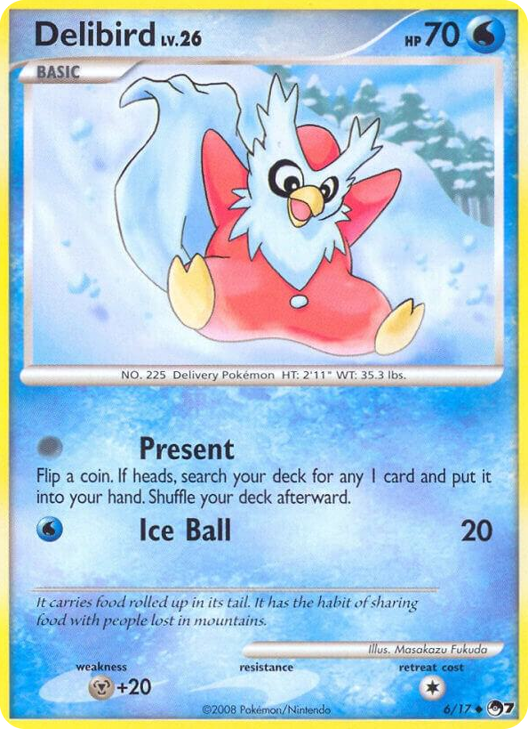 0006 Delibird Uncommon POP Series 7