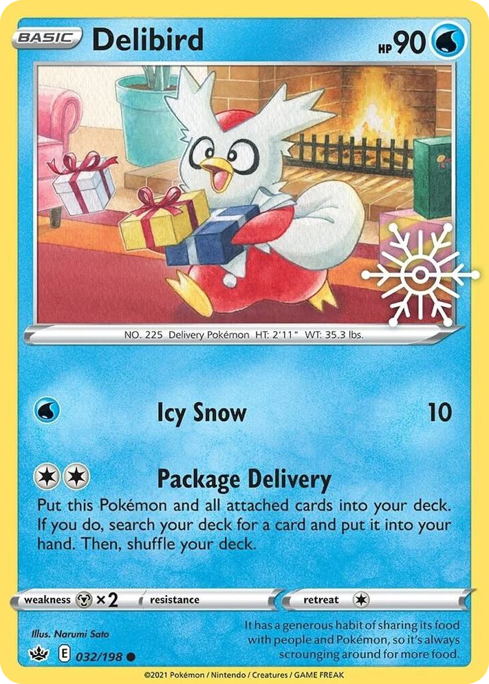 0032 Delibird - 032/198 (Holiday Calendar) Promo Miscellaneous Cards & Products