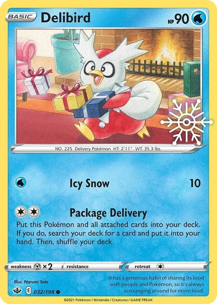 0032 Delibird - 032/198 (Holiday Calendar) Promo Miscellaneous Cards & Products