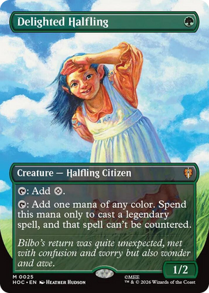 0025 Delighted Halfling (Borderless) M The Hobbit: Eternal-Legal