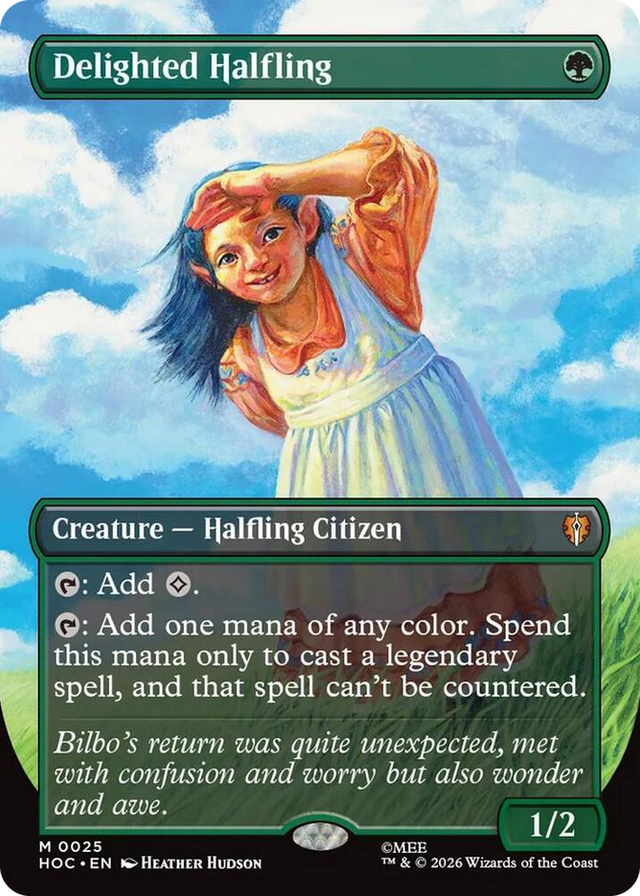 0025 Delighted Halfling (Borderless) M The Hobbit: Eternal-Legal