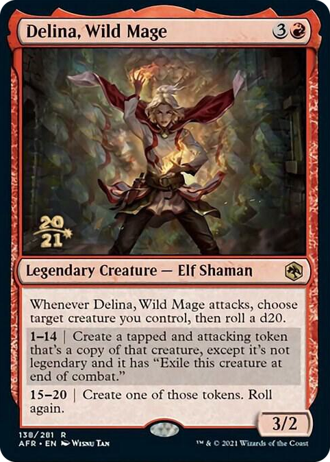 Delina, Wild Mage #138 R - Prerelease Cards Pokemon card