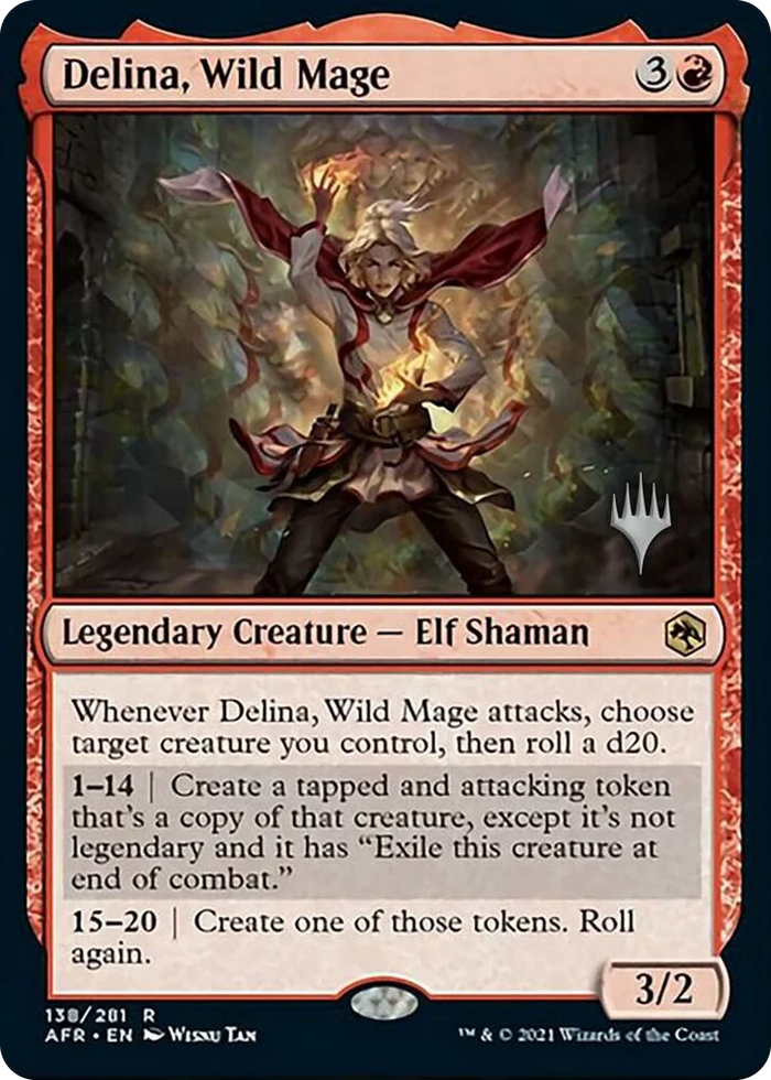 0138 Delina, Wild Mage R Promo Pack: Adventures in the Forgotten Realms