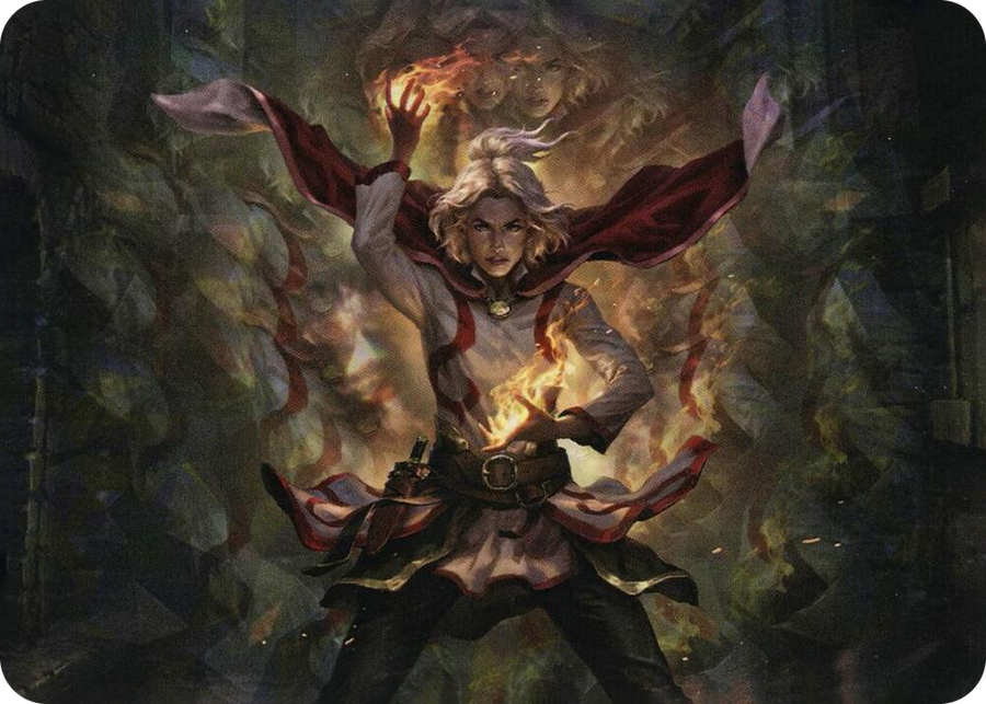 0031 Delina, Wild Mage Art Card S Art Series: Adventures in the Forgotten Realms