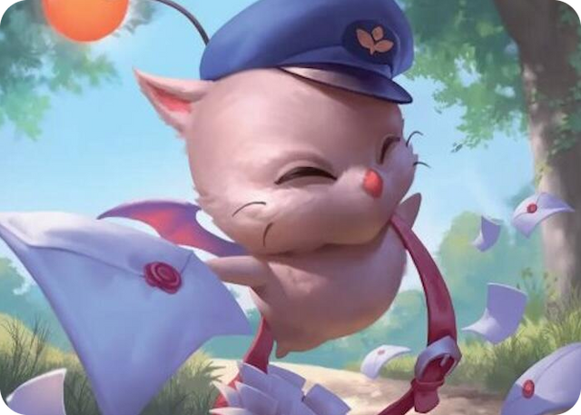 0001 Delivery Moogle Art Card S Art Series: FINAL FANTASY