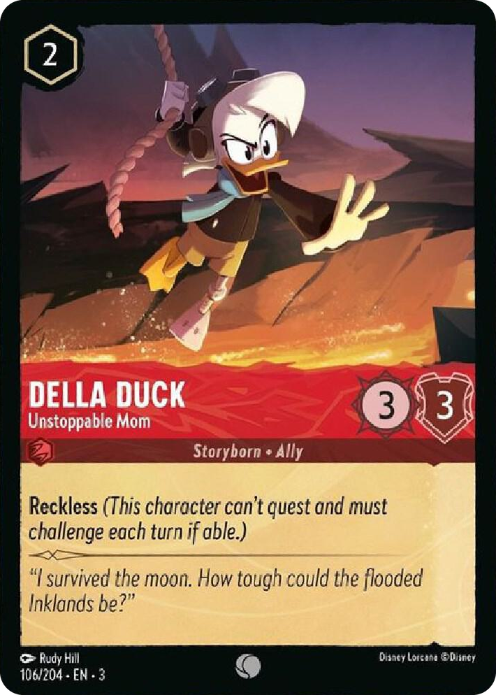0106 Della Duck - Unstoppable Mom Common Into the Inklands