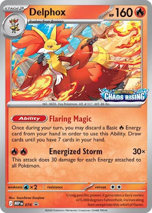 0074 Delphox - 074 Promo Mega Evolution Promo