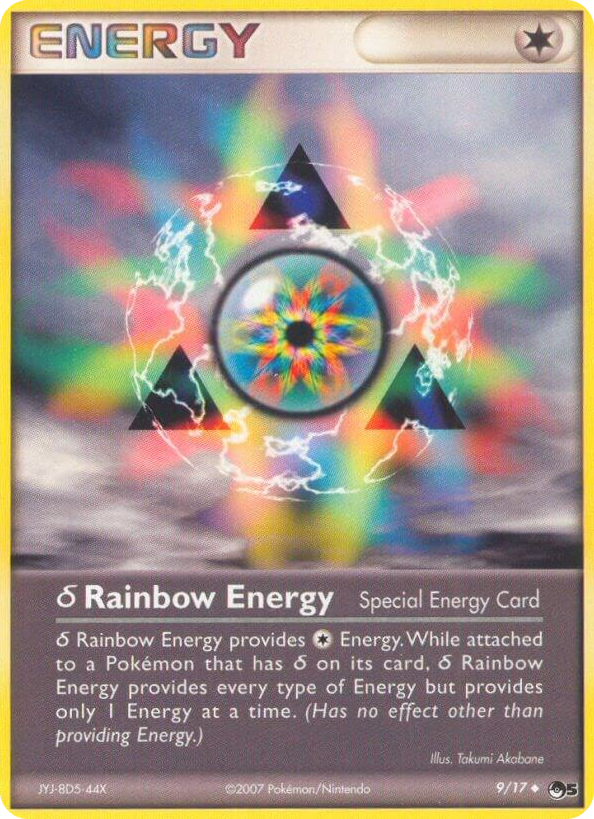 0009 Delta Rainbow Energy Uncommon POP Series 5