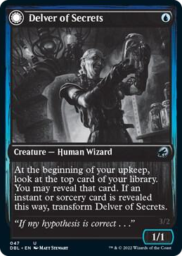 0047 Delver of Secrets U Innistrad: Double Feature