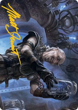 0021 Delver of Secrets Art Card (Gold-Stamped Signature) S Art Series: Innistrad: Midnight Hunt