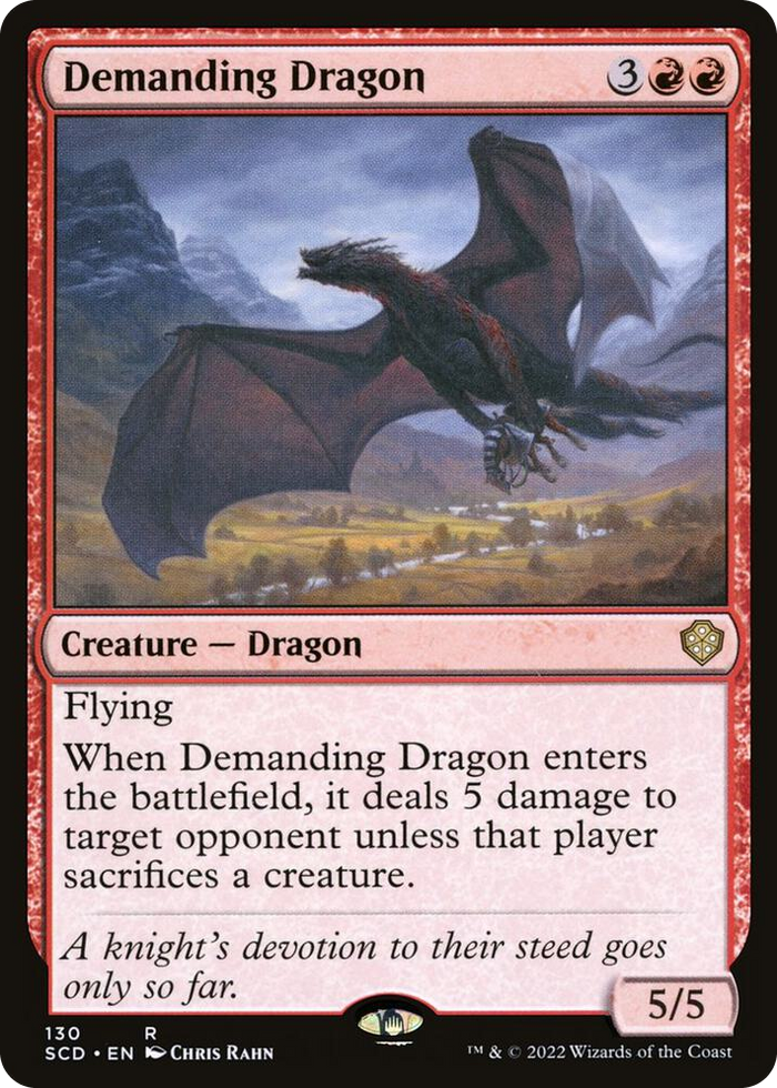 Demanding Dragon #130 R - Starter Commander Decks Pokemon card