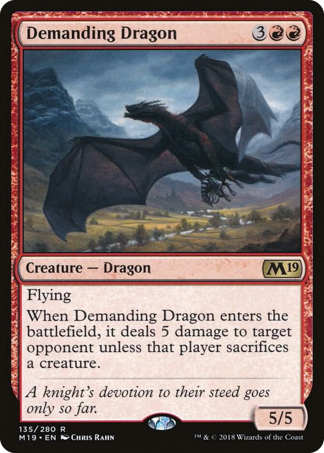 0135 Demanding Dragon R Core Set 2019