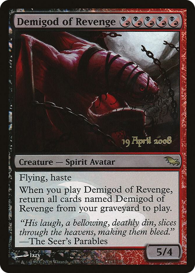 0183 Demigod of Revenge P Prerelease Cards