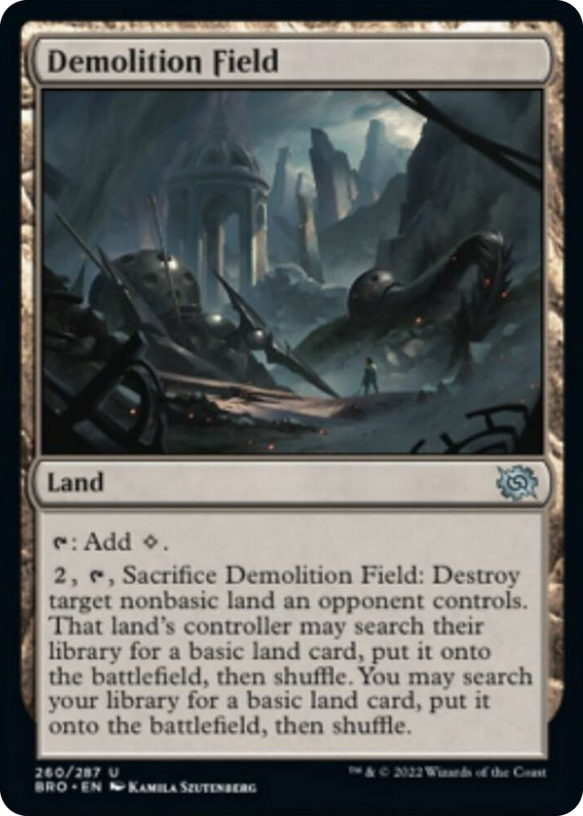 0260 Demolition Field U The Brothers' War