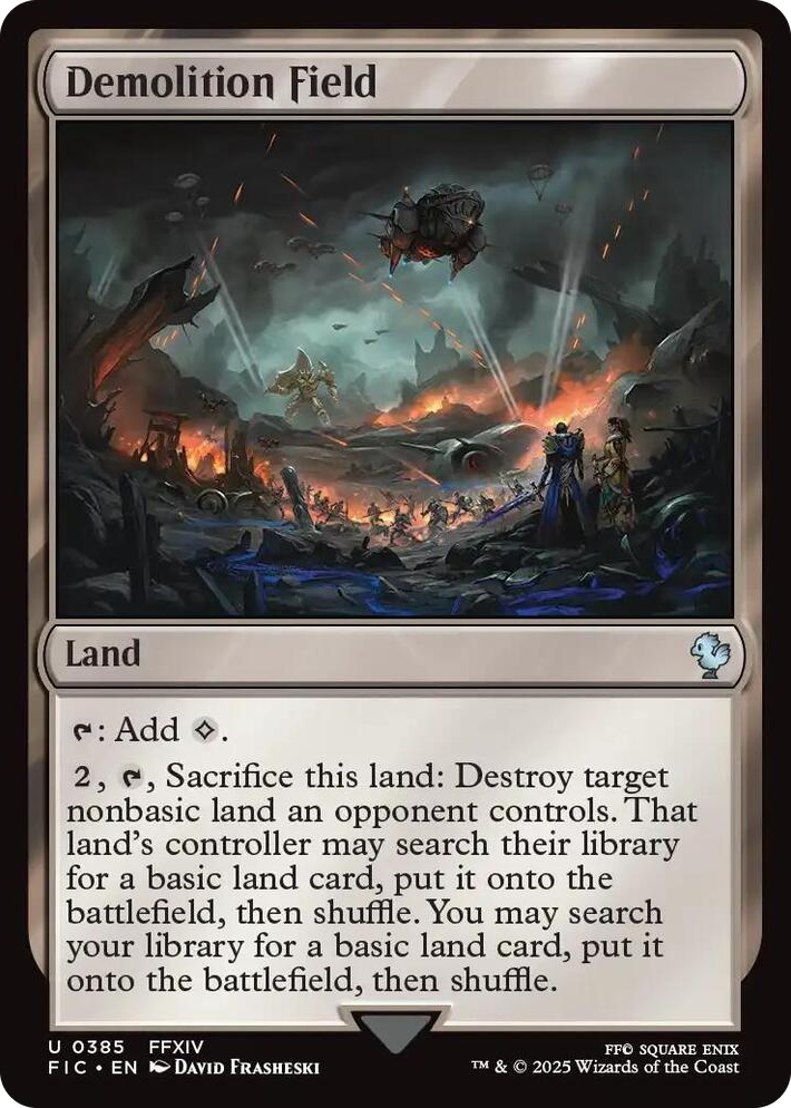 0385 Demolition Field U Commander: FINAL FANTASY