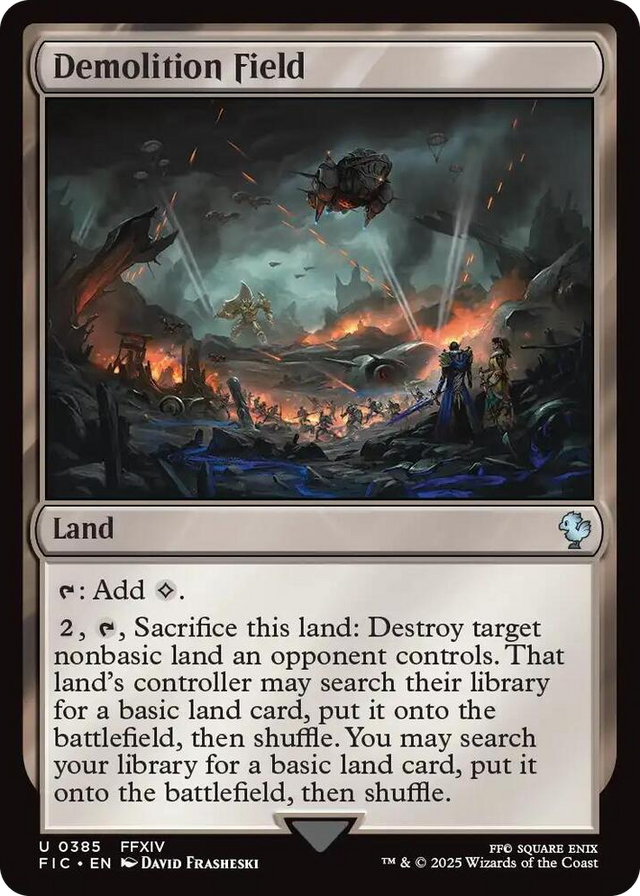 0385 Demolition Field U Commander: FINAL FANTASY
