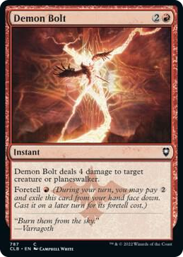 0787 Demon Bolt C Commander Legends: Battle for Baldur's Gate