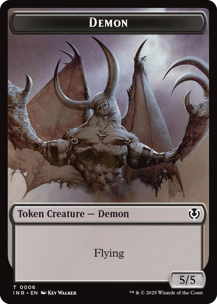 Demon // Human Cleric Double-Sided Token #6 T - Innistrad Remastered Pokemon card