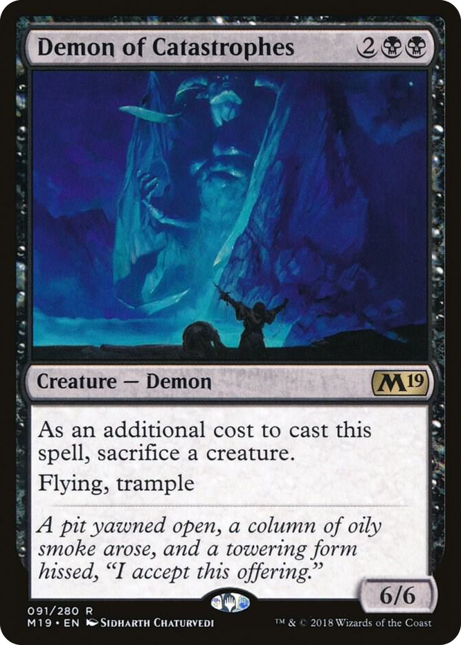 0091 Demon of Catastrophes R Core Set 2019