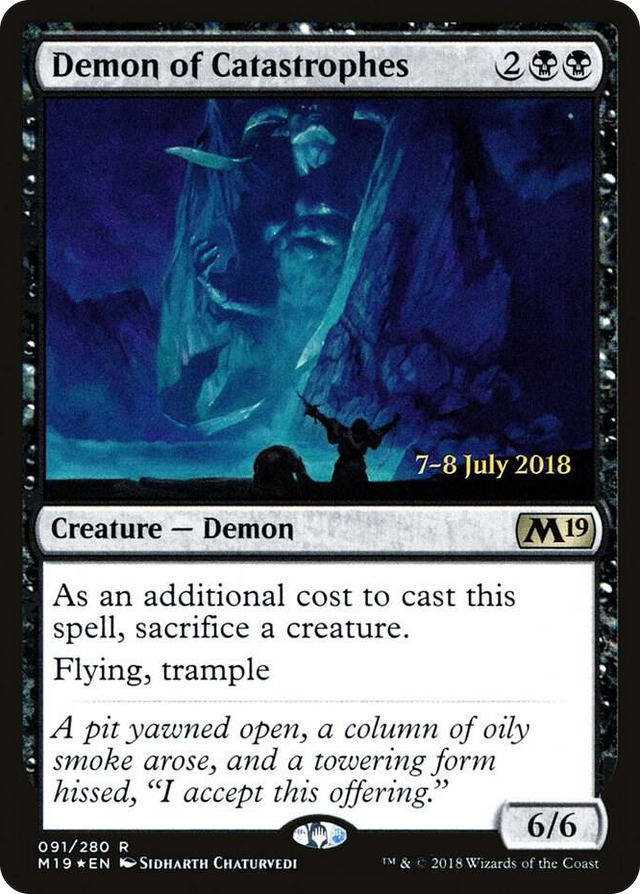 0091 Demon of Catastrophes R Prerelease Cards