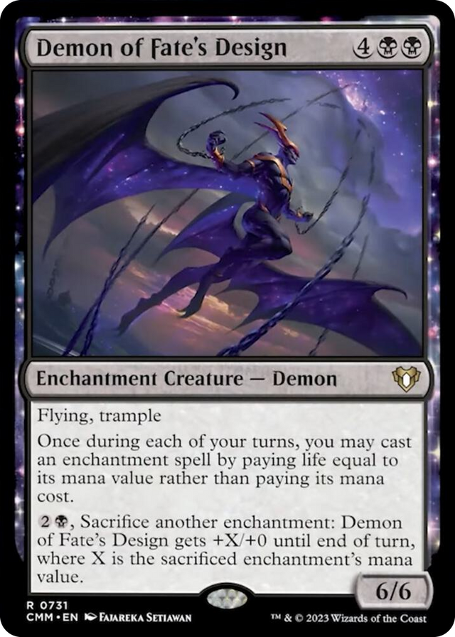 0731 Demon of Fate's Design R Commander Masters