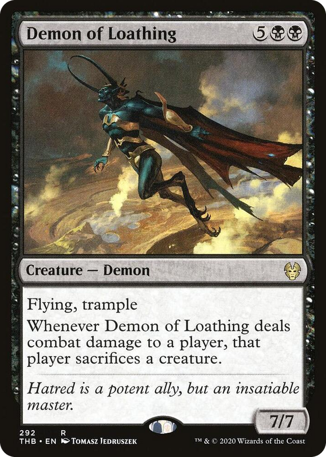 0292 Demon of Loathing R Theros Beyond Death