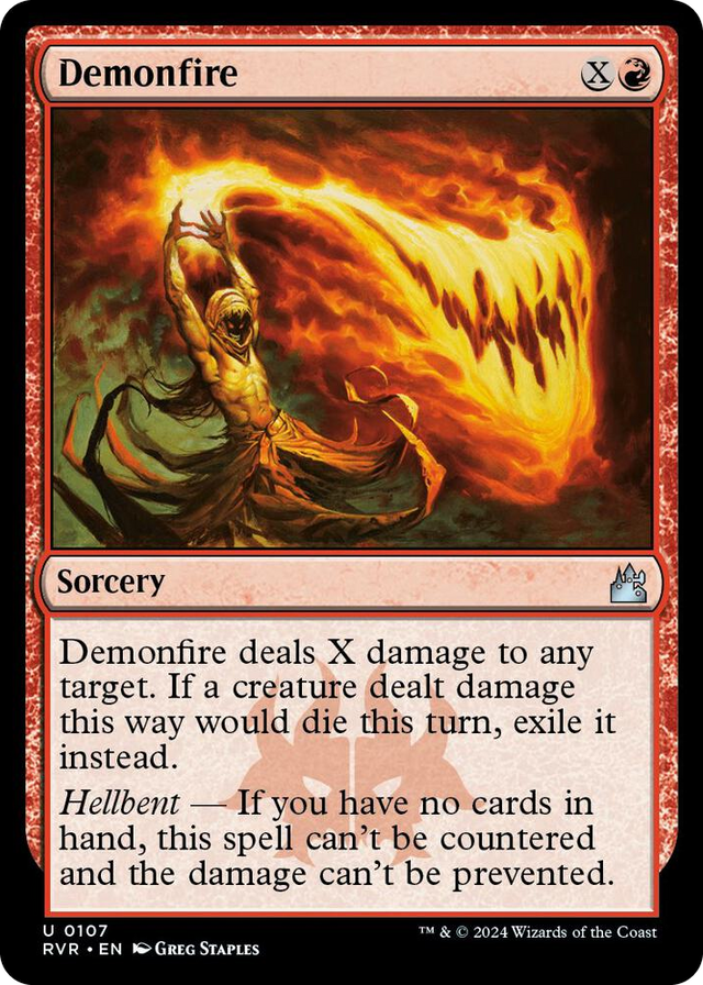 0107 Demonfire U Ravnica Remastered
