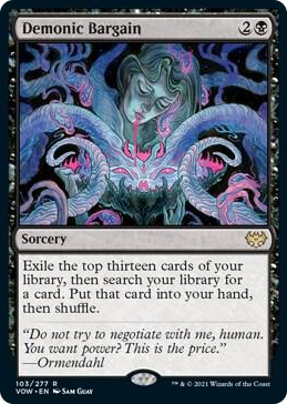 0103 Demonic Bargain R Innistrad: Crimson Vow