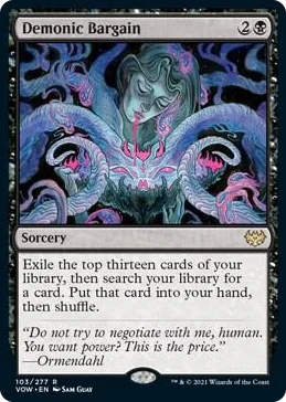 0103 Demonic Bargain R Innistrad: Crimson Vow