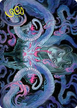 0030 Demonic Bargain Art Card (Gold-Stamped Signature) S Art Series: Innistrad: Crimson Vow