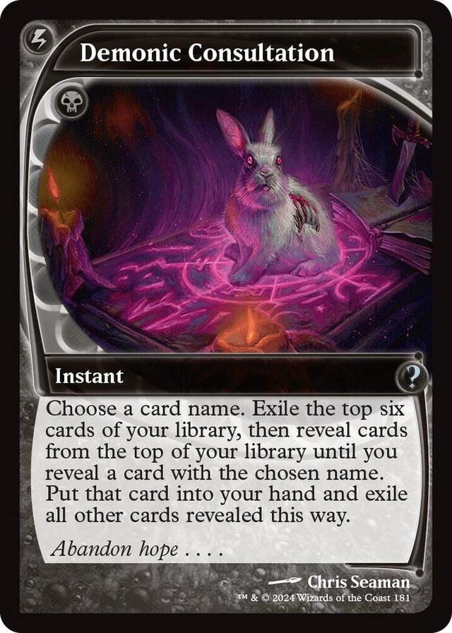 0181 Demonic Consultation (Future Sight) U Mystery Booster 2