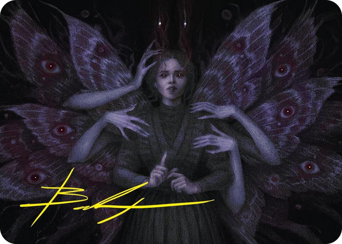 Demonic Counsel Art Card (7/54) (Gold-Stamped Signature) #7 S - Art Series: Duskmourn: House of Horror Pokemon card
