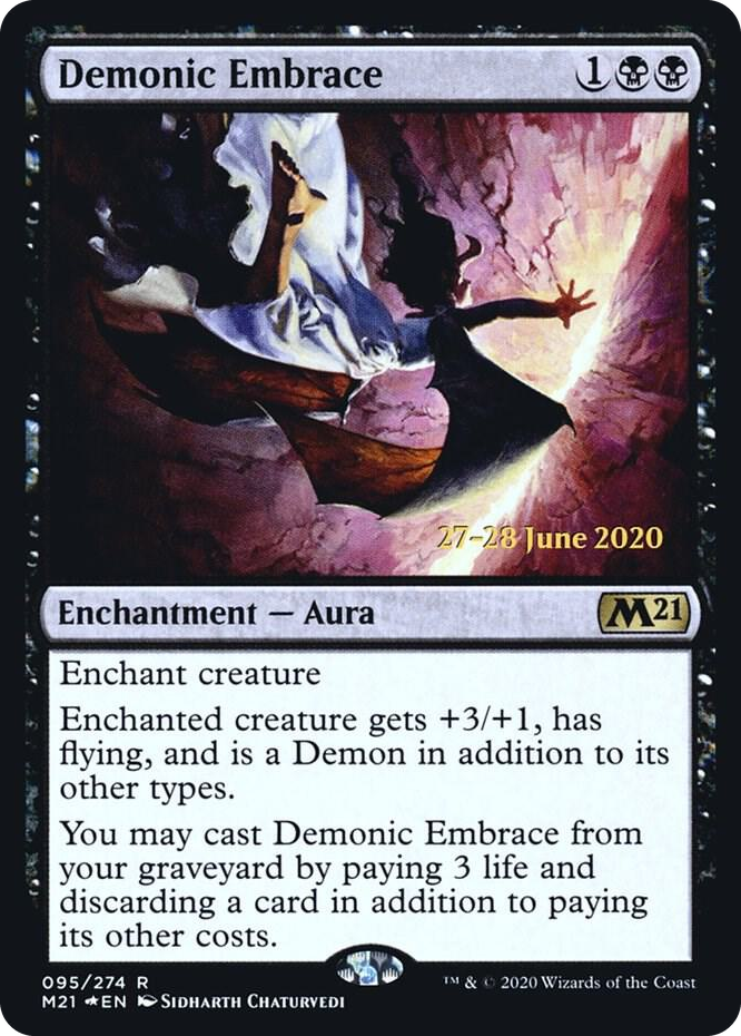 Demonic Embrace #95 R - Prerelease Cards Pokemon card