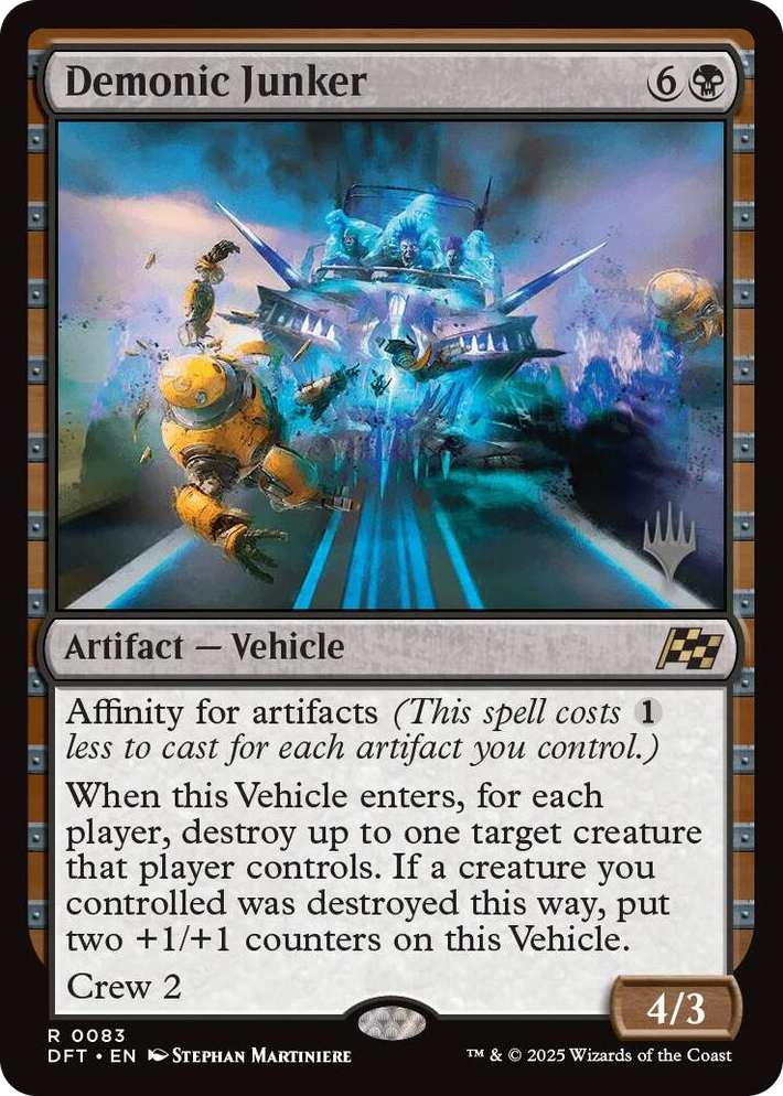 0083 Demonic Junker R Promo Pack: Aetherdrift