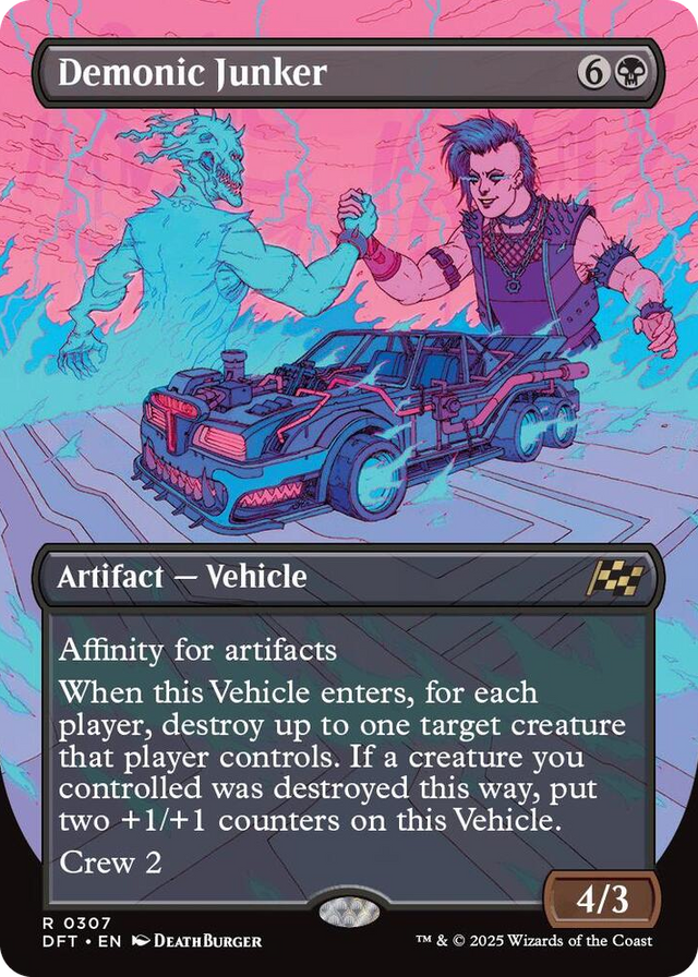 0307 Demonic Junker (Borderless) R Aetherdrift