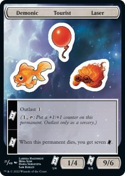 0021 Demonic Tourist Laser T Unfinity