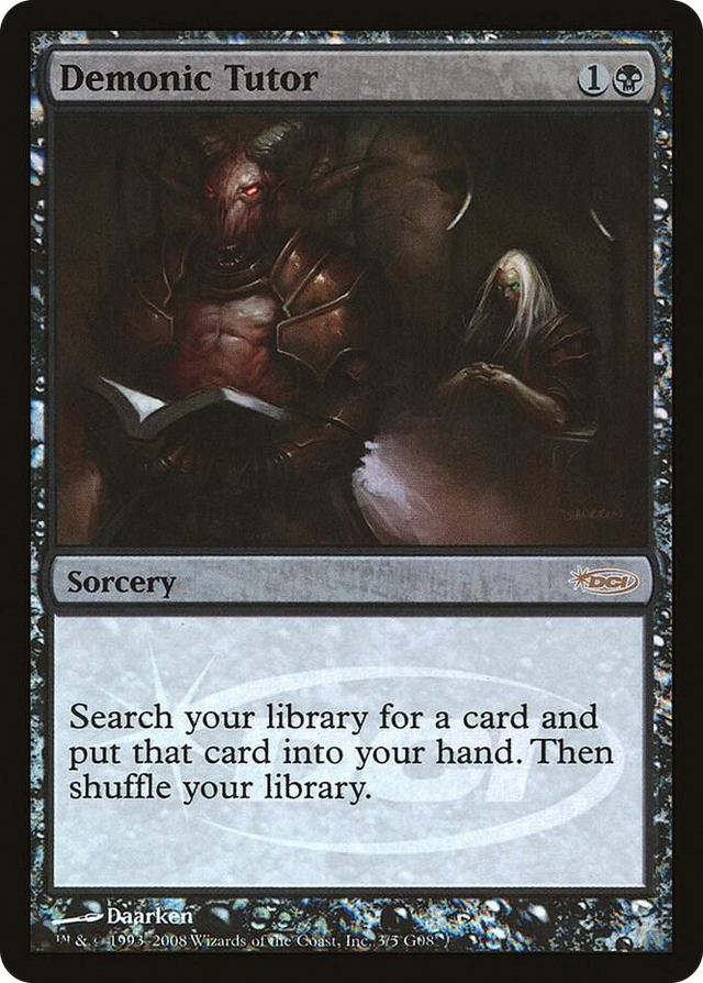 0003 Demonic Tutor P Judge Promos