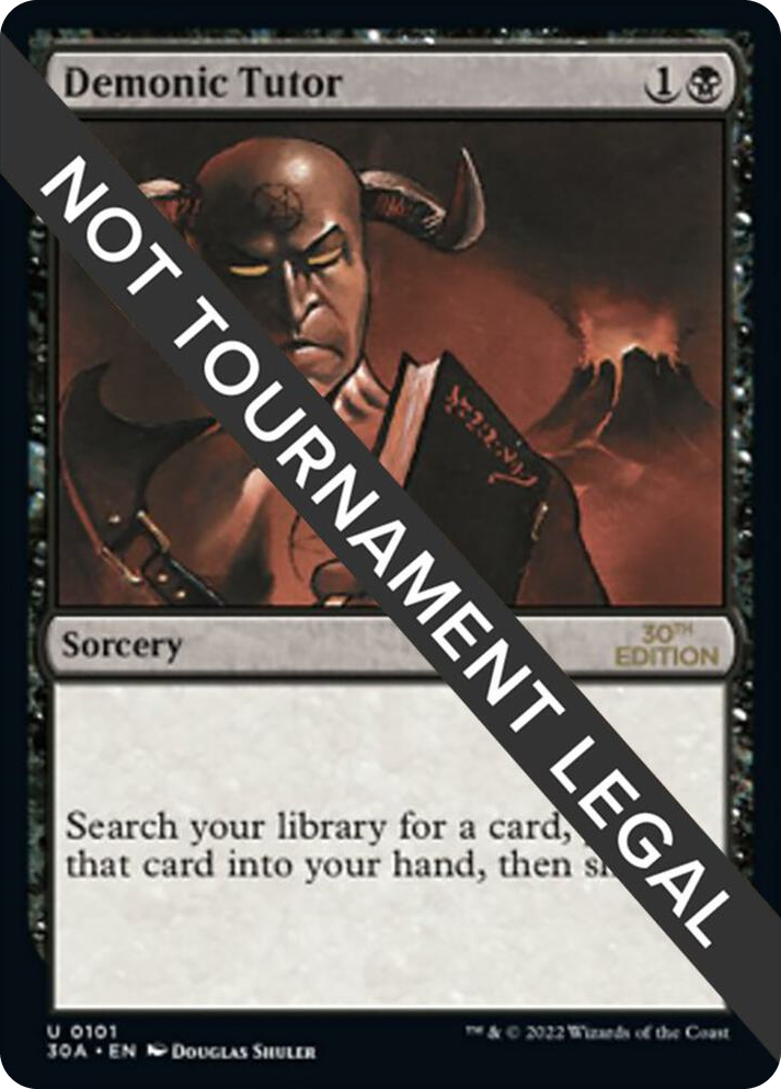 0101 Demonic Tutor U 30th Anniversary Edition