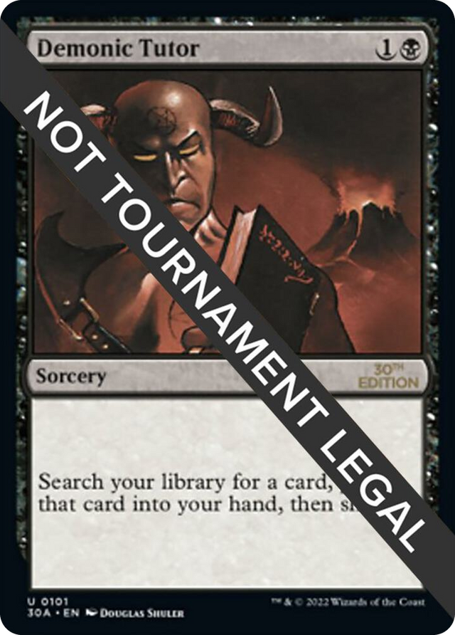 0101 Demonic Tutor U 30th Anniversary Edition