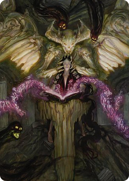 Demonic Tutor Art Card #64 S - Art Series: Commander Masters Pokemon card