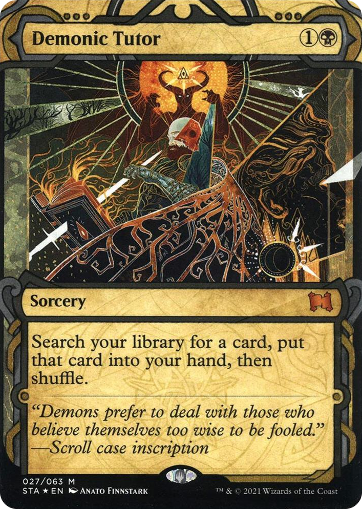 0027 Demonic Tutor (Foil Etched) M Strixhaven: Mystical Archive