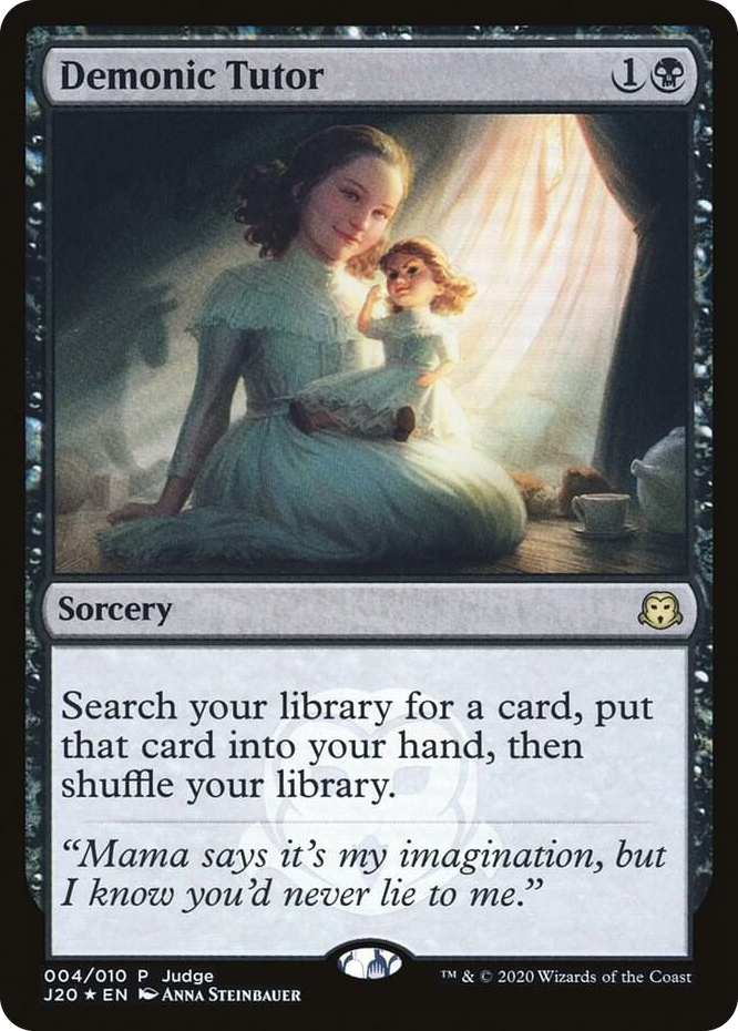 Demonic Tutor (J20) #4 P - Judge Promos Pokemon card