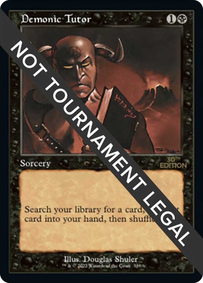 0398 Demonic Tutor (Retro Frame) U 30th Anniversary Edition