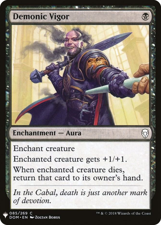 0085 Demonic Vigor C The List Reprints