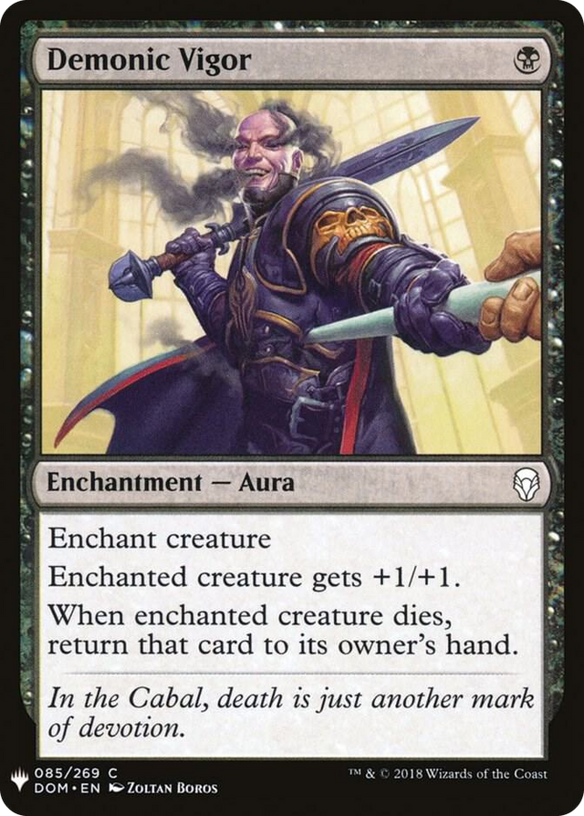 0085 Demonic Vigor C The List Reprints
