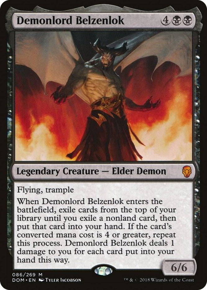 0086 Demonlord Belzenlok M Dominaria
