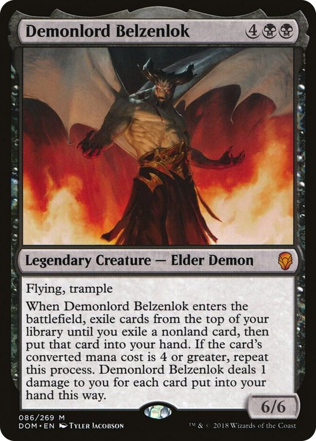 0086 Demonlord Belzenlok M Dominaria
