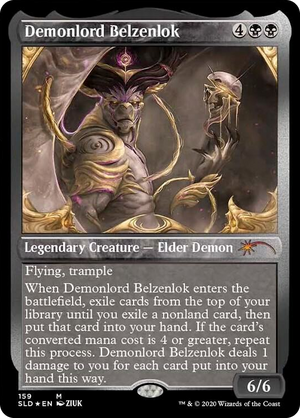 0159 Demonlord Belzenlok (Foil Etched) M Secret Lair Drop Series