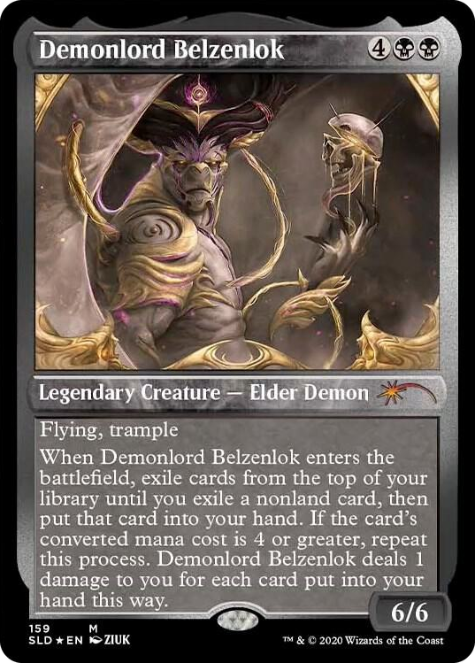 0159 Demonlord Belzenlok (Foil Etched) M Secret Lair Drop Series